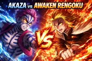 Read more about the article Akaza vs Awakened Rengoku: Who Would Win in a Battle of Flames and Fists?