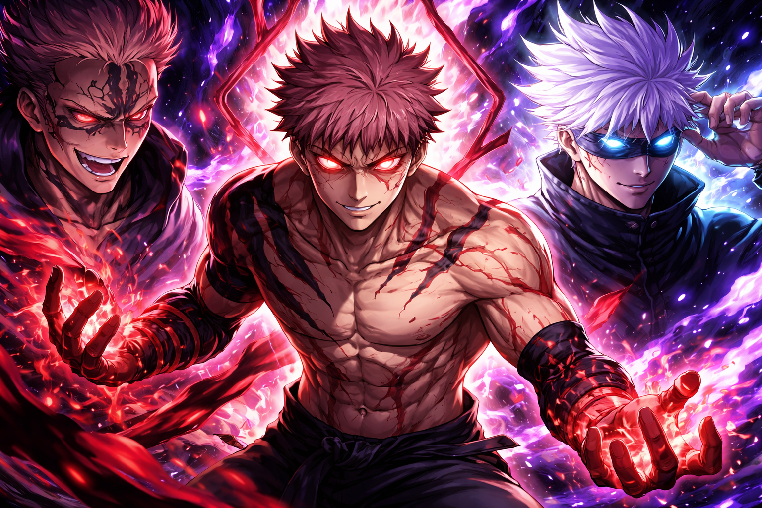 Read more about the article 🔥 Who Is the Strongest: Sukuna, Gojo Satoru, or Yuji Itadori?