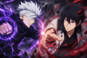 Read more about the article 🔥 Anos vs Gojo — The Ultimate Anime Clash: Who Really Wins?